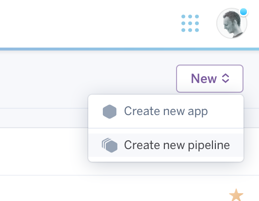 Create pipeline from app list